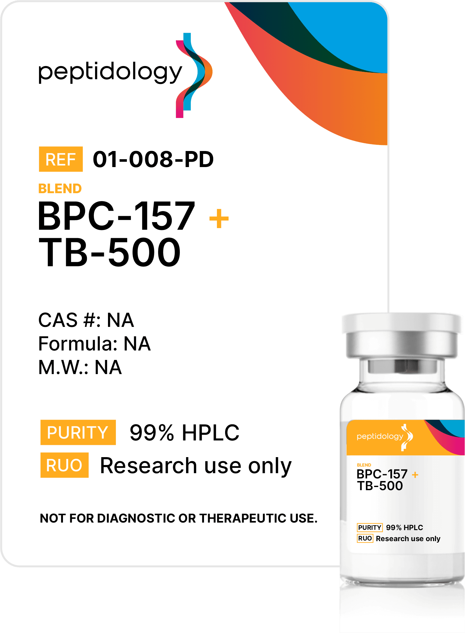 TB-500 BPC-157 Blend Peptide for Sale