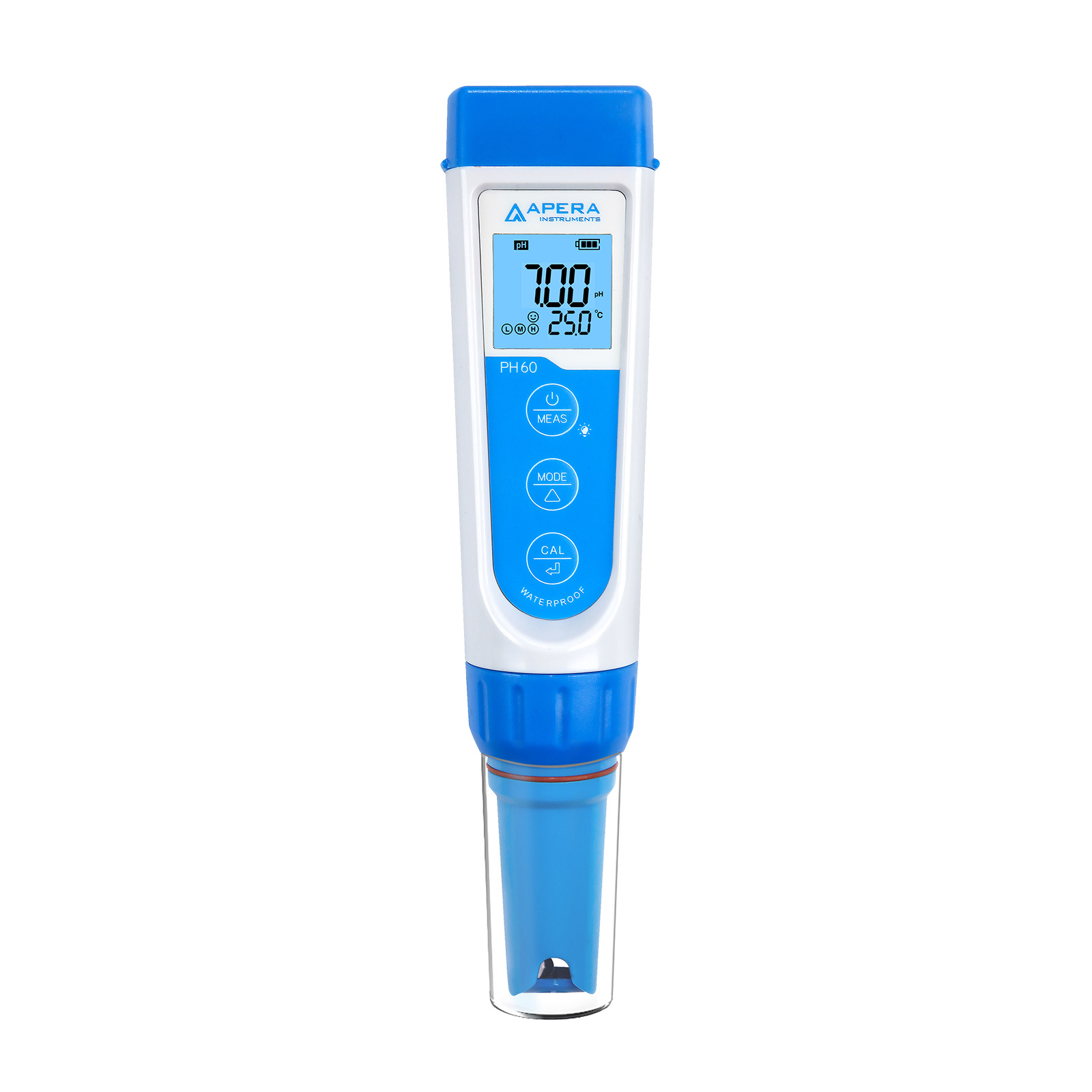 pH Meter with Replaceable Probe